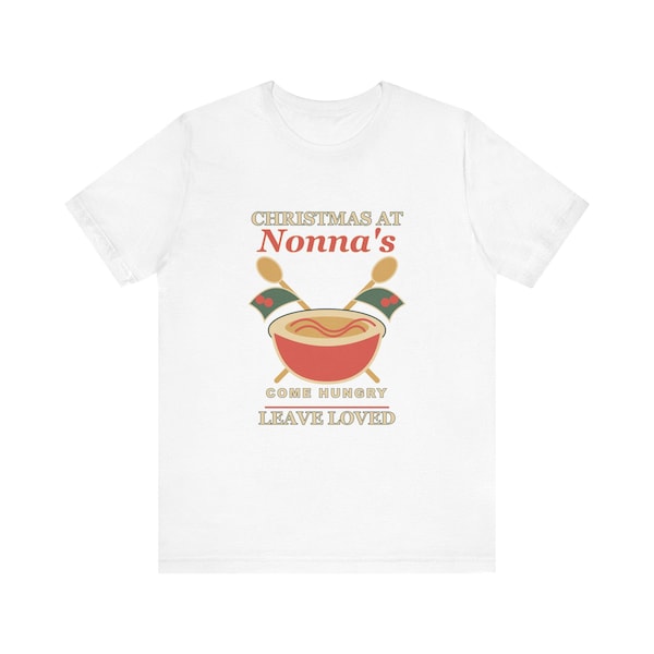 Christmas at Nonna's Italian holiday T-shirt