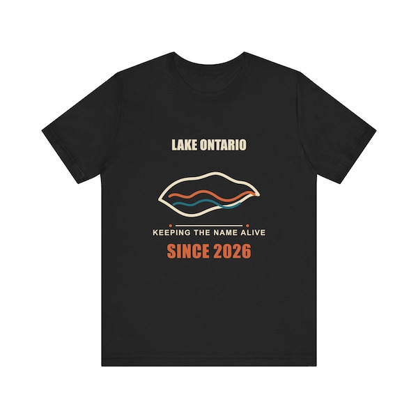 Lake Ontario Since 2026 Great Lakes outline T-shirt